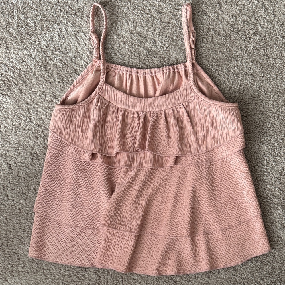 Pink Women's Layered Top